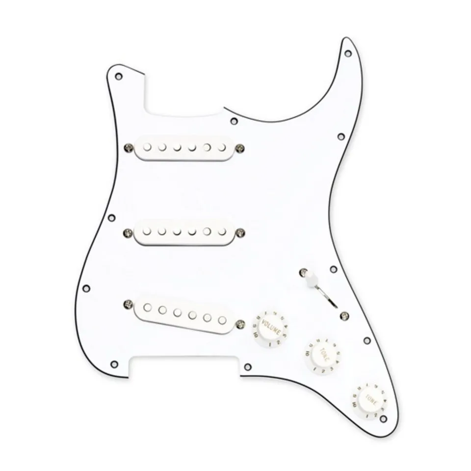 Dimarzio Tonabnehmer Fg2108A4 Area Replacement Pickguard White E Gitarre Tonabnehmer Single