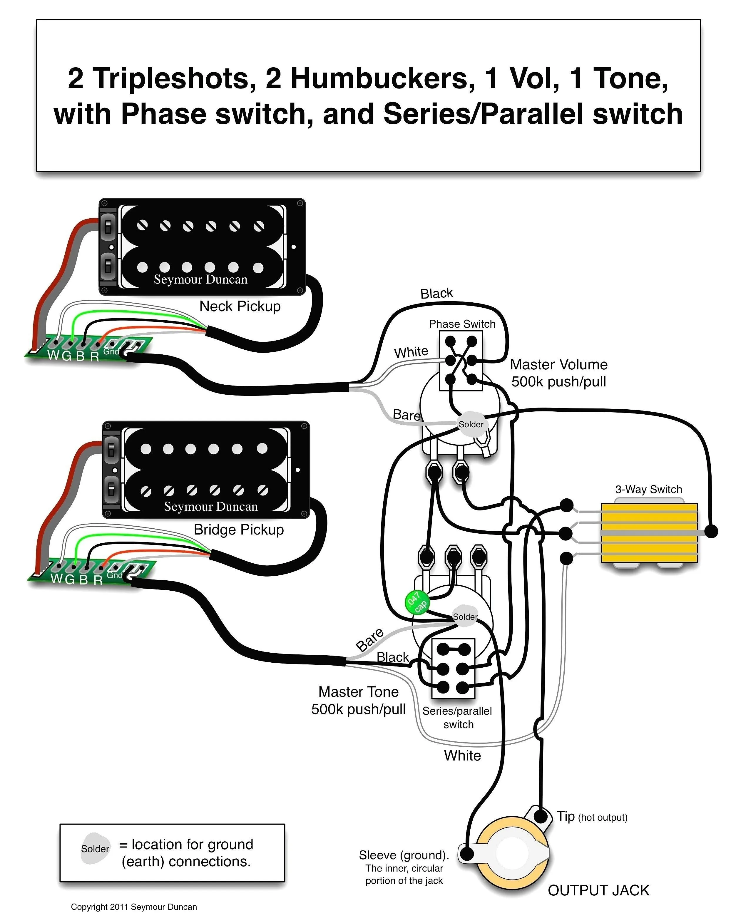 Dimarzio Wiring Diagrams Humbuckers