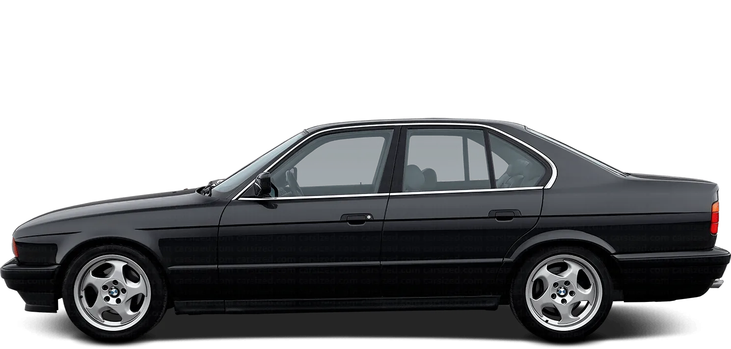 Dimensions Bmw 5 Series 1987 1996 Vs Xiaomi Su7 2024 Present