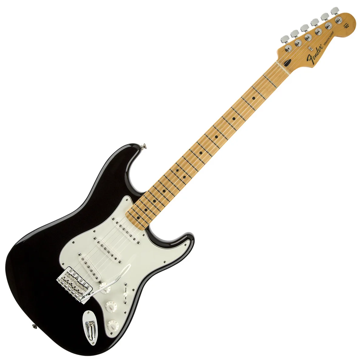 Disc Fender Standard Stratocaster Mn Black Gear4Music