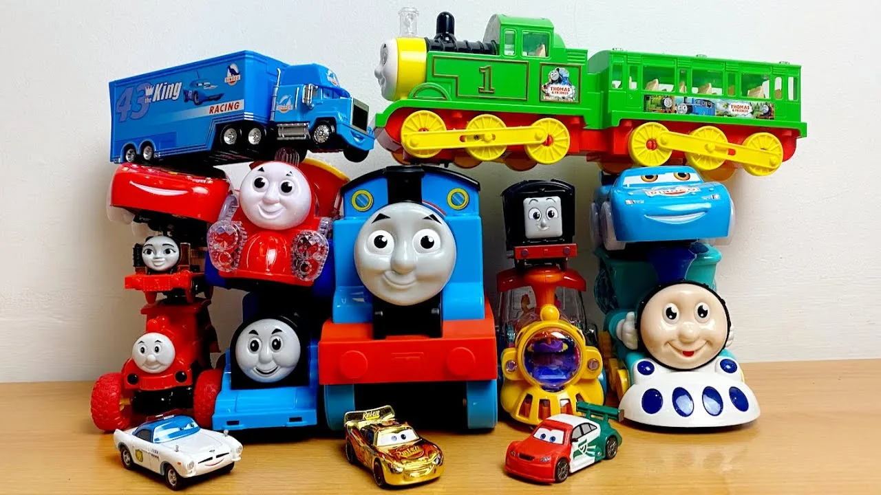 Disney Pixar Cars Thomas And Friend Various Trains And Cars Toy Train Gear Big Thomas