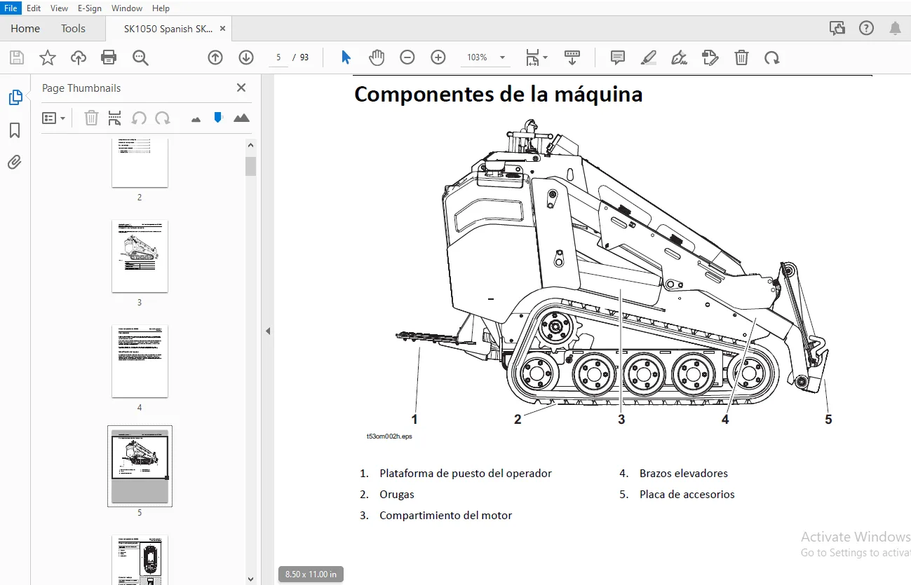Ditch Witch Sk1050 Yanmar 3Tnv88C Fase V Manual Del Operador Pdf Heydownloads Manual Downloads