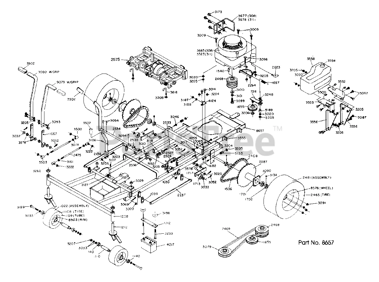 Dixon Mower Parts Diagram