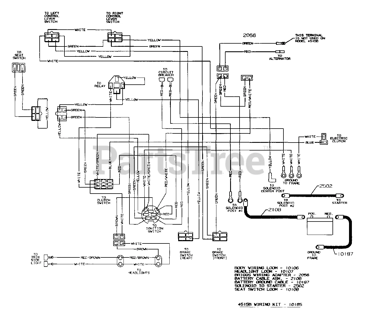 Dixon Ztr 4515B Dixon Zero Turn Mower 2003 Wiring Parts Lookup With Diagrams Partstree
