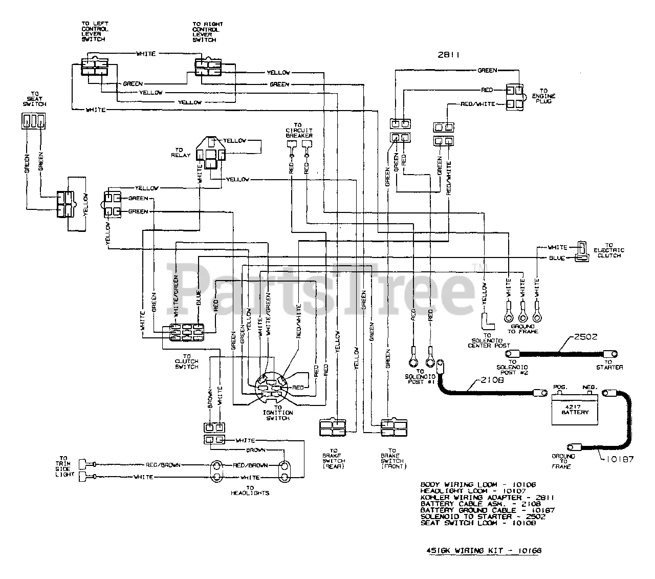 Dixon Ztr 4516K Dixon Zero Turn Mower 2002 Wiring Parts Lookup With Diagrams Partstree