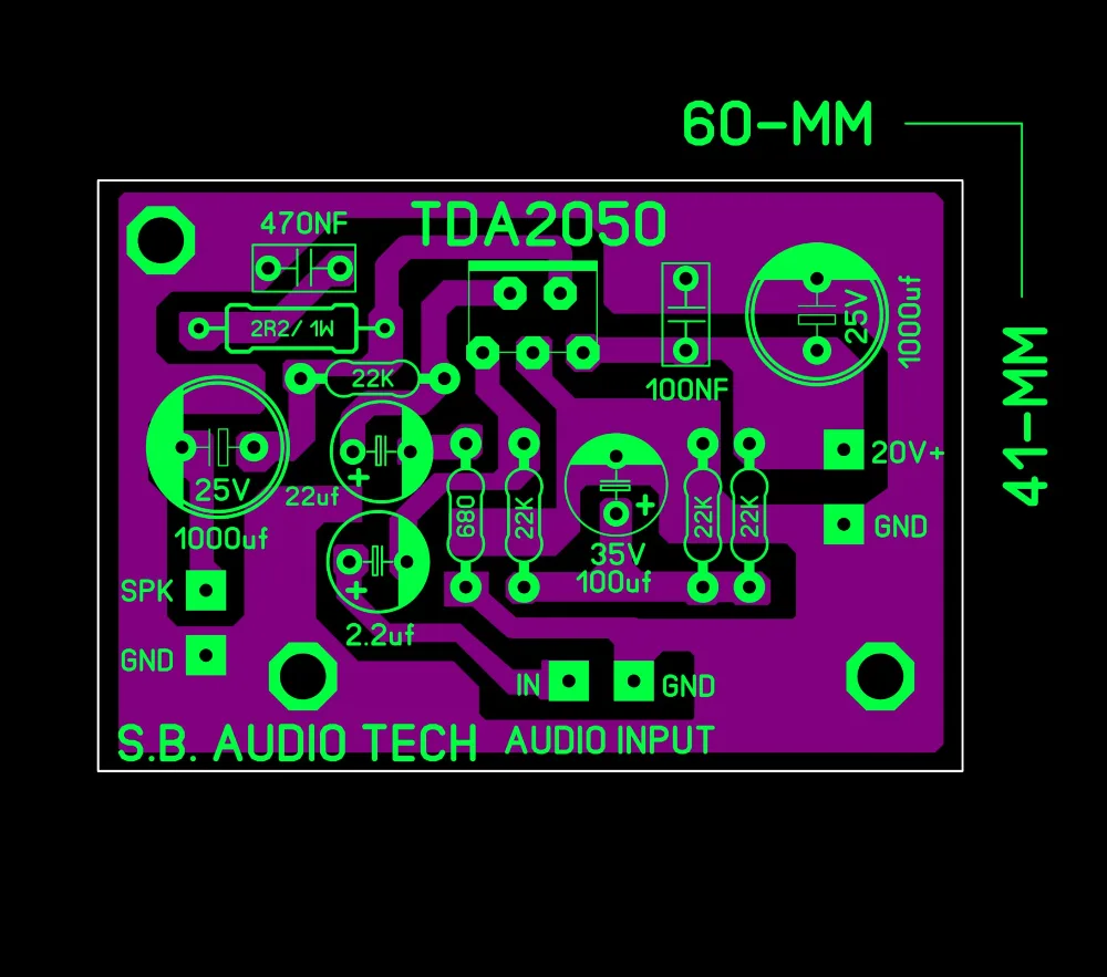 Diy Amplifier Subwoofer Amplifier Diy Electronics Electronics Projects Electronic Circuit