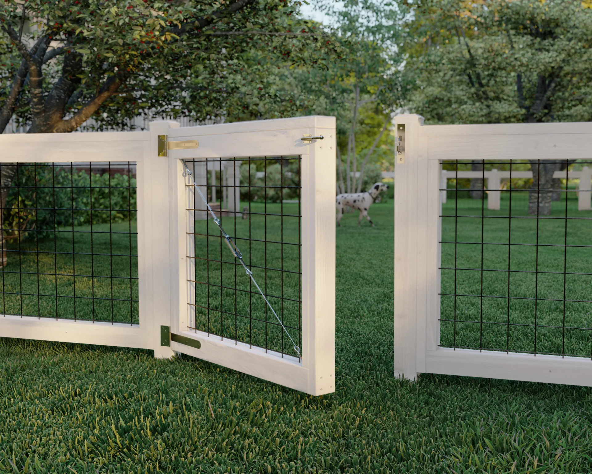Diy Fence Gate Featuring Wild Hog Black Metal Railing Panels Plan Diy Projects Plans