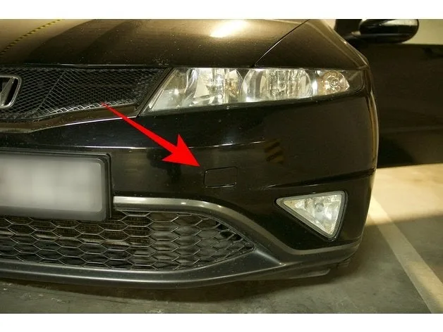 Diy Tow Hook Cover For Honda Civic 8Th Fk Fn Htb 8Th Generation Honda Civic Forum