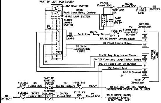 Dodge Caravan Headlight Switch Wiring Diagram Wiring Diagram
