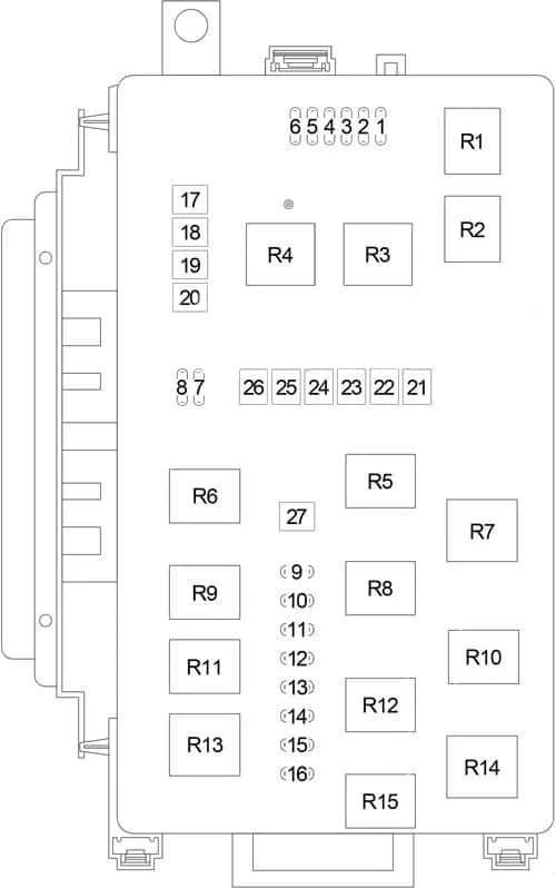Dodge Magnum 2005 2010 Fuse Box Diagram Auto Genius