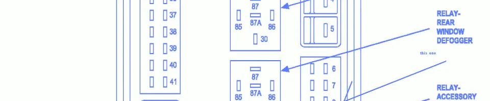 Dodge Magnum 2010 Relay Fuse Box Block Circuit Breaker Diagram Carfusebox