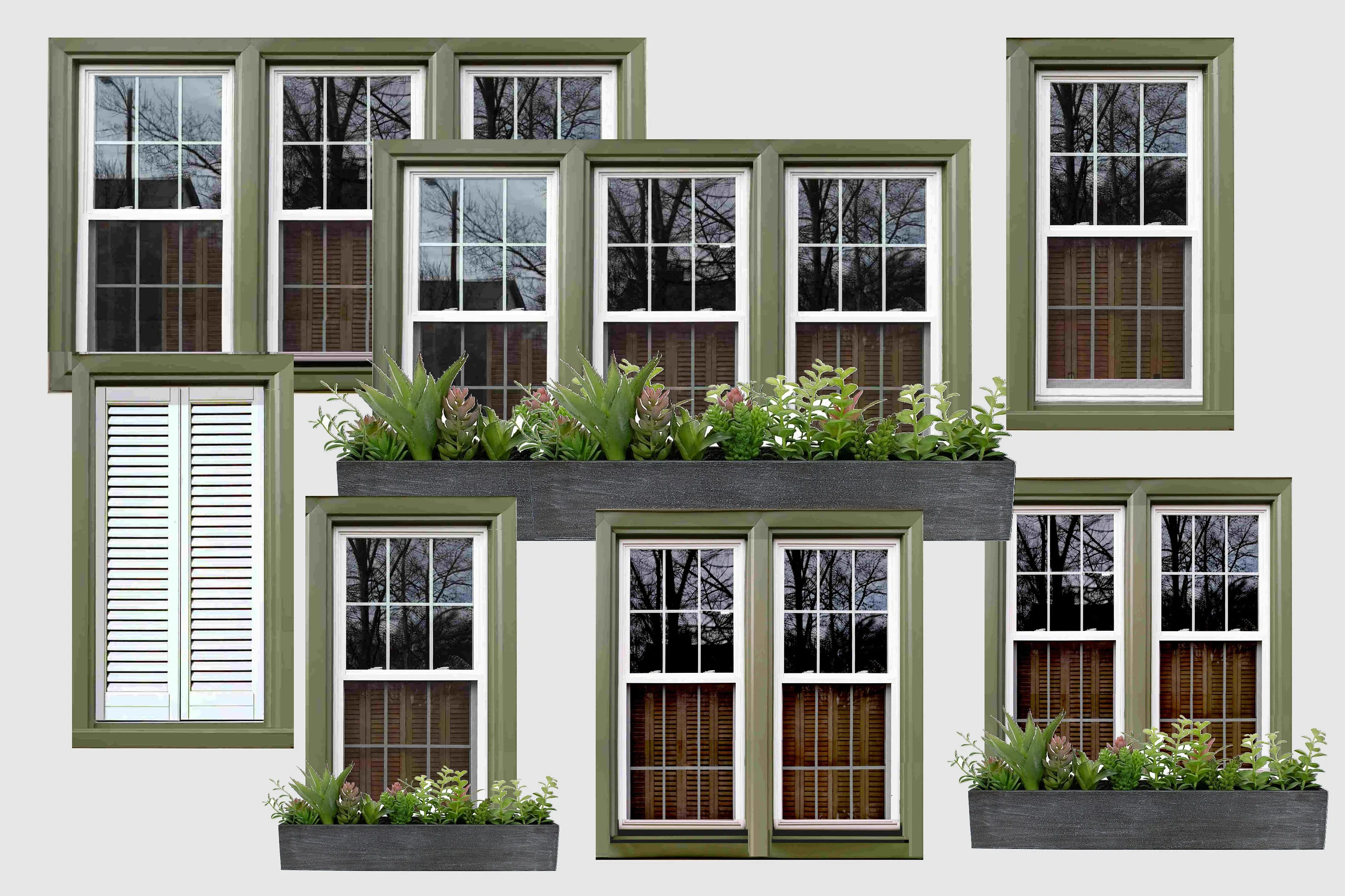 Dollhouse Printable Windows