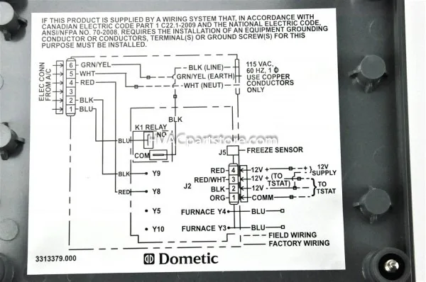 Dometic Air Conditioner Thermostat Wiring Car Wiring Diagram