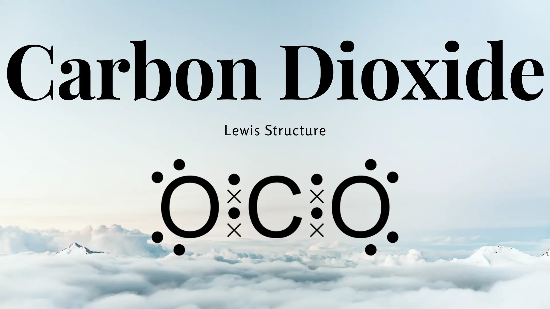 Dot And Cross Diagram For Carbon Dioxide