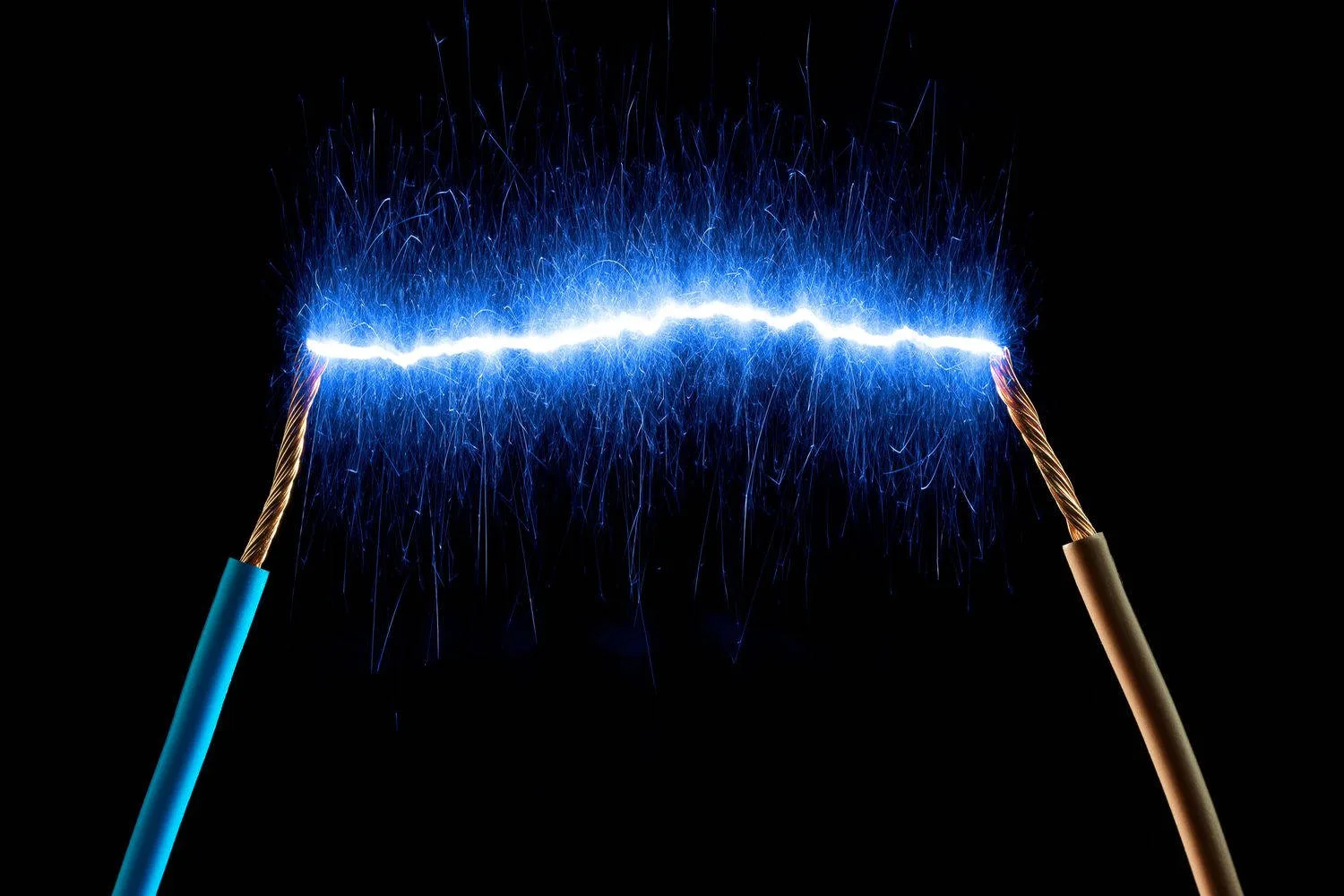 Download Blue Electric Current Wallpaper