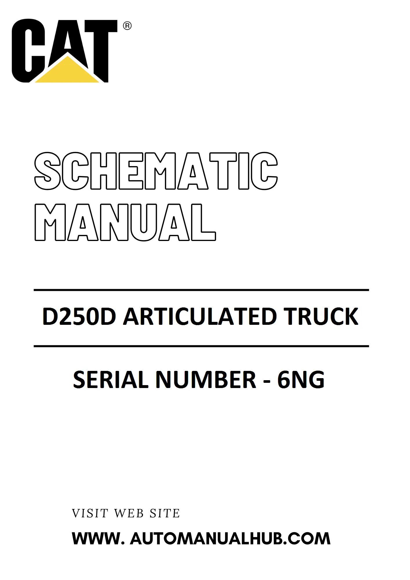 Download Cat D250D Articulated Truck Schematic Manual Serial No 6Ng Automanualhub