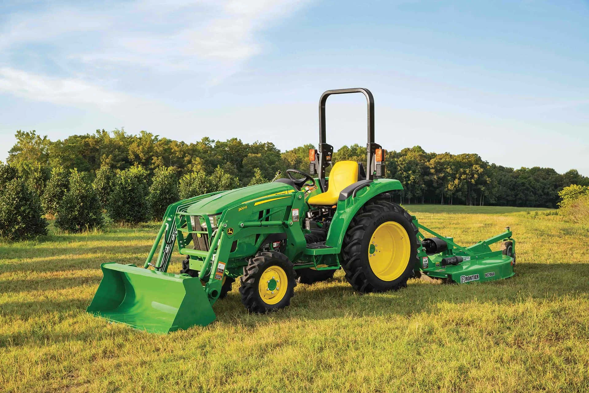 Download Green Utility Tractor Picture