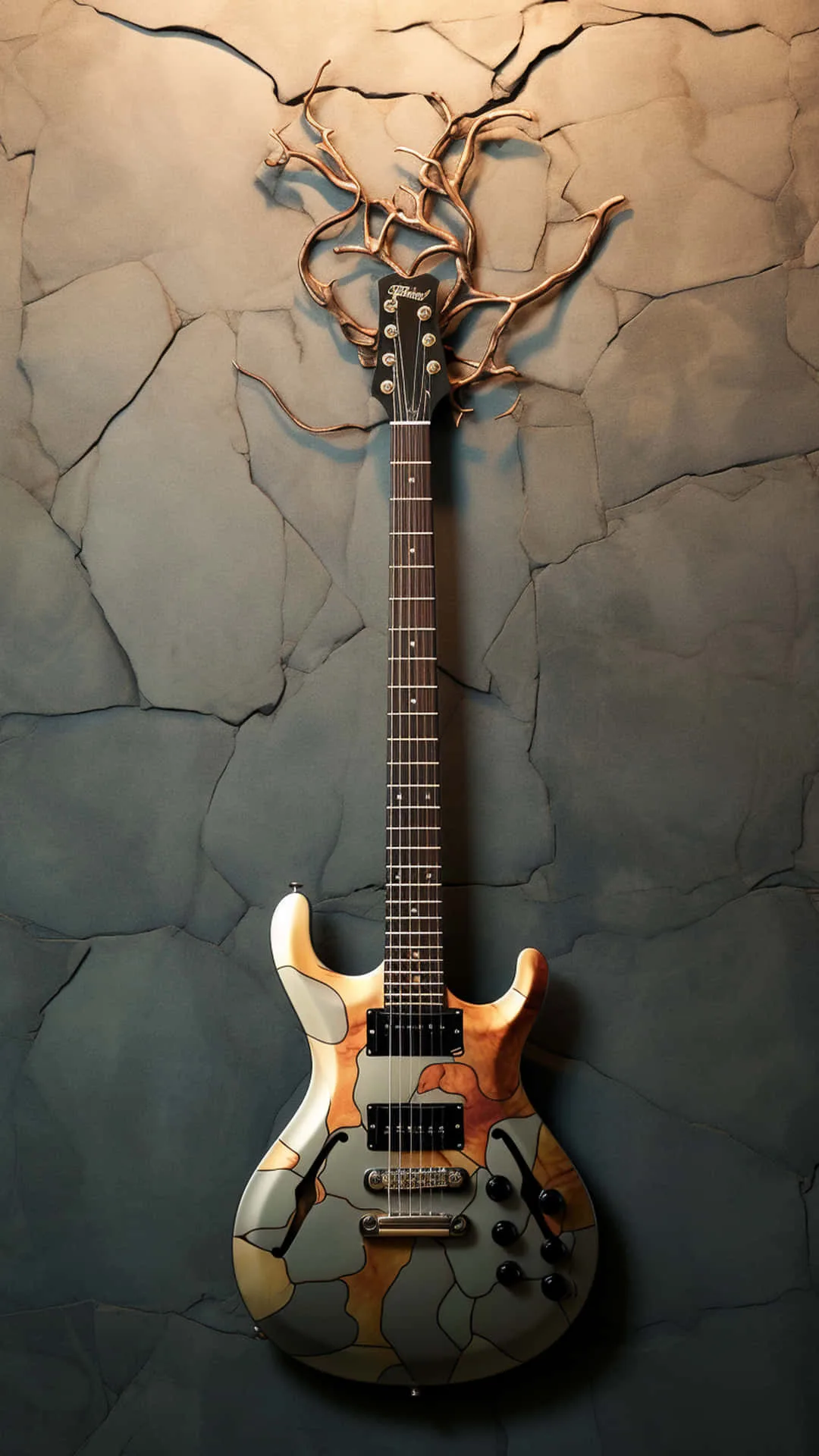 Download Guitar Abstract Wallpaper