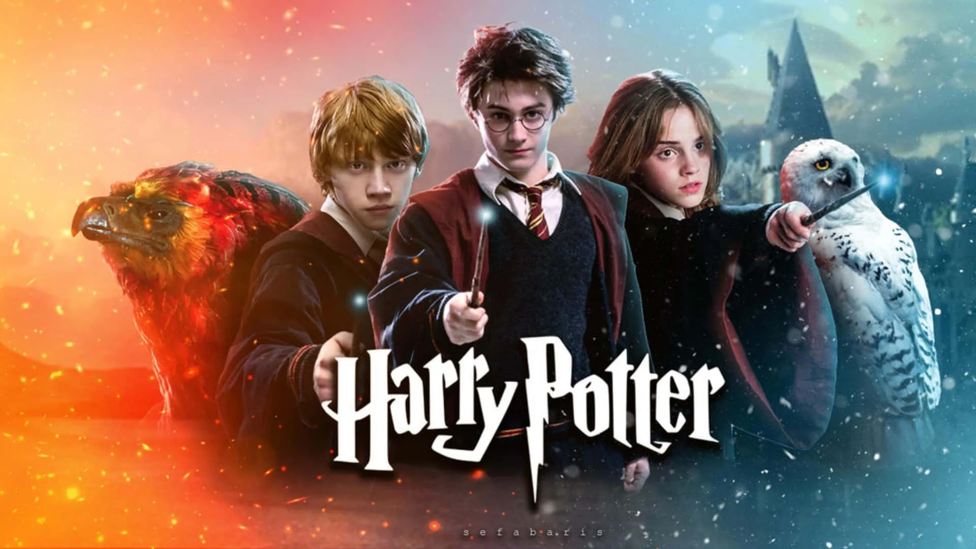 Download Harry Potter All Characters Movie Poster Wallpaper