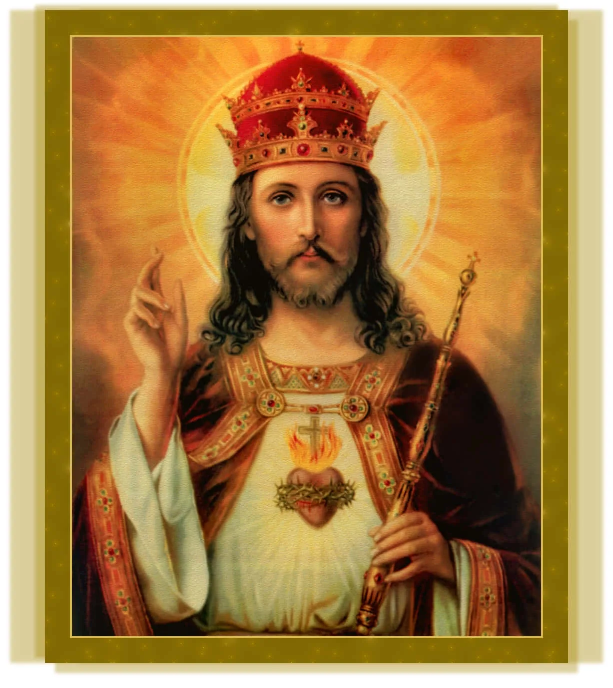 Download Jesus Is King Portrait Wallpaper