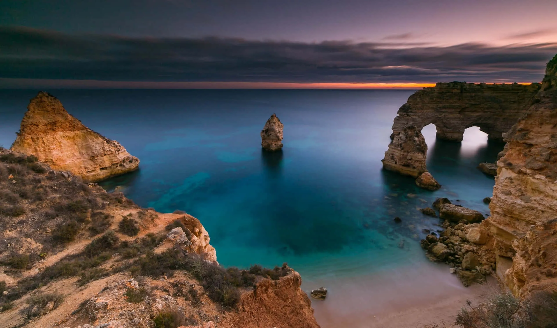 Download Marinha Beach Coast Wallpaper