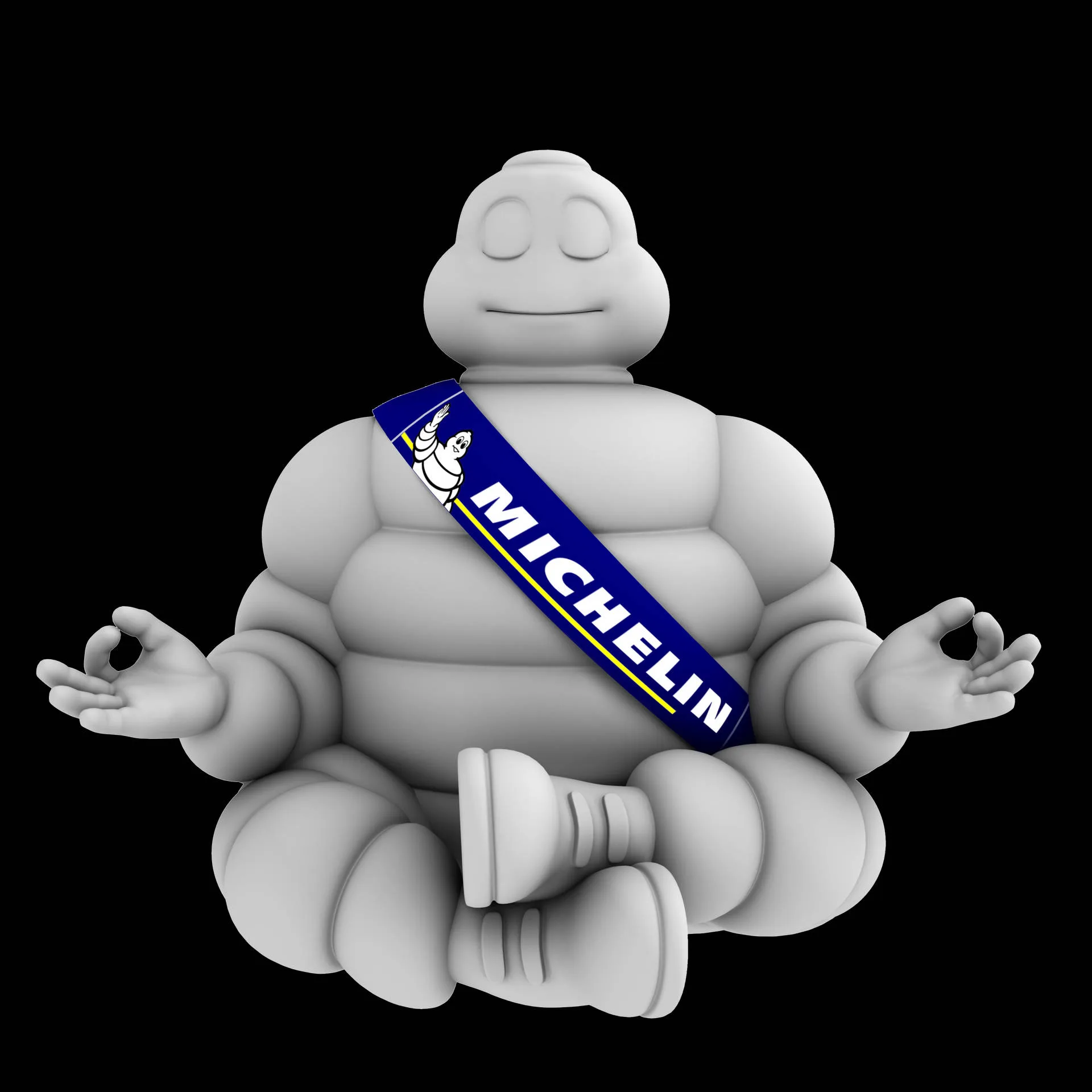 Download Michelin Meditating Mascot Wallpaper