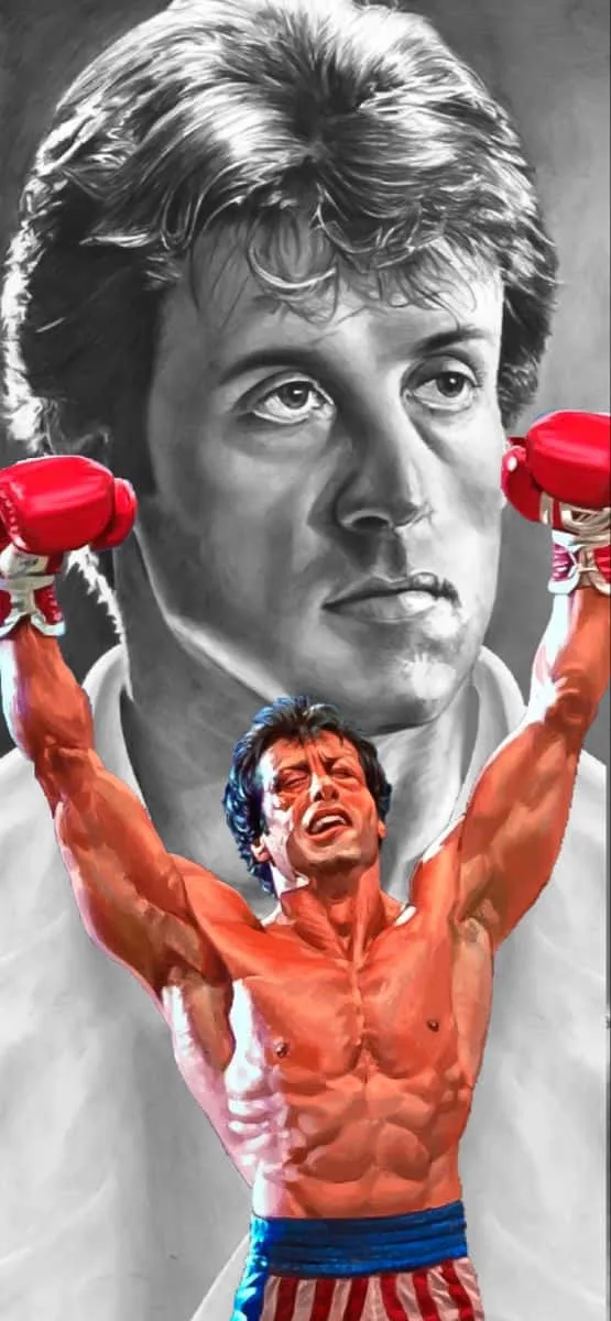 Download Rocky Balboa Painting Wallpaper