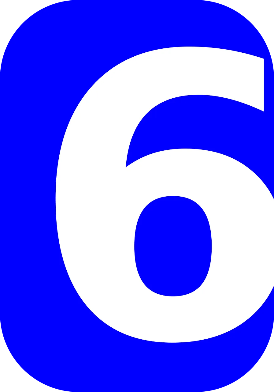 Download Six Number 6 Royalty Free Vector Graphic Pixabay
