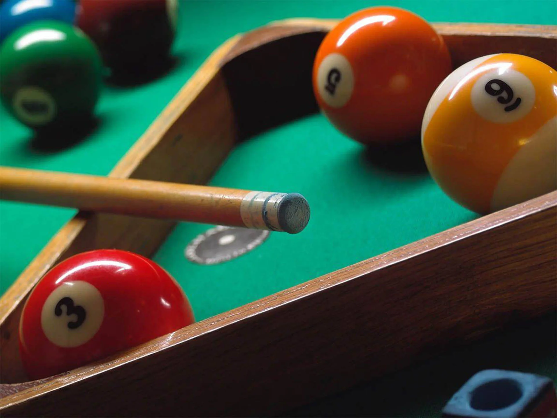 Download Snooker Set Close Up Wallpaper
