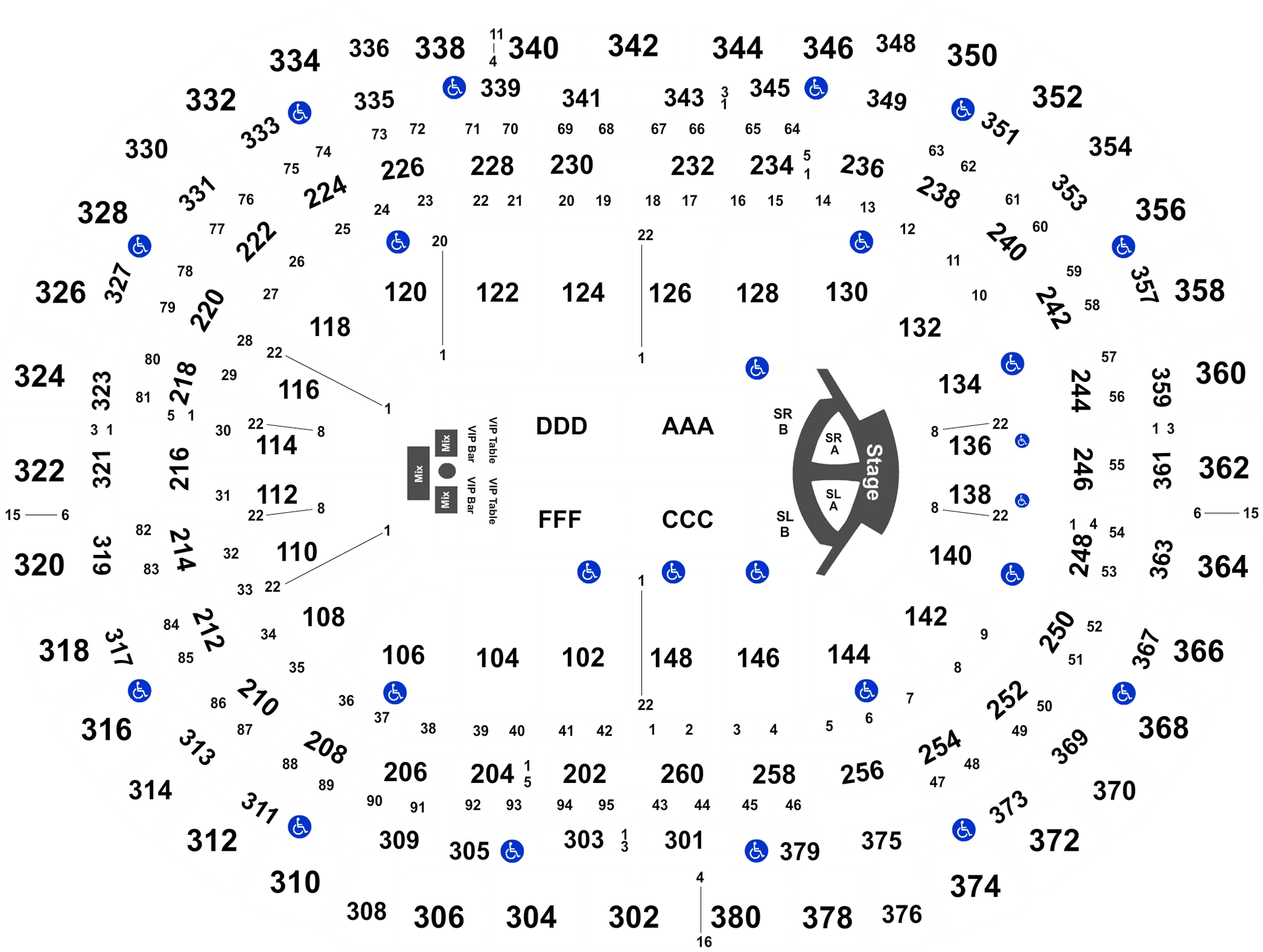 Download Stadium Seating Chart Diagram