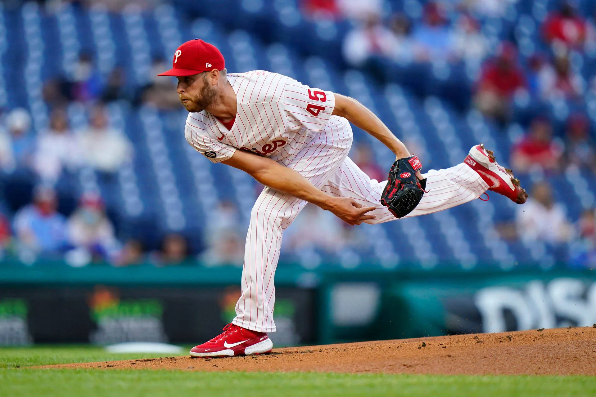 Download Zack Wheeler After Pitching Ball Wallpaper