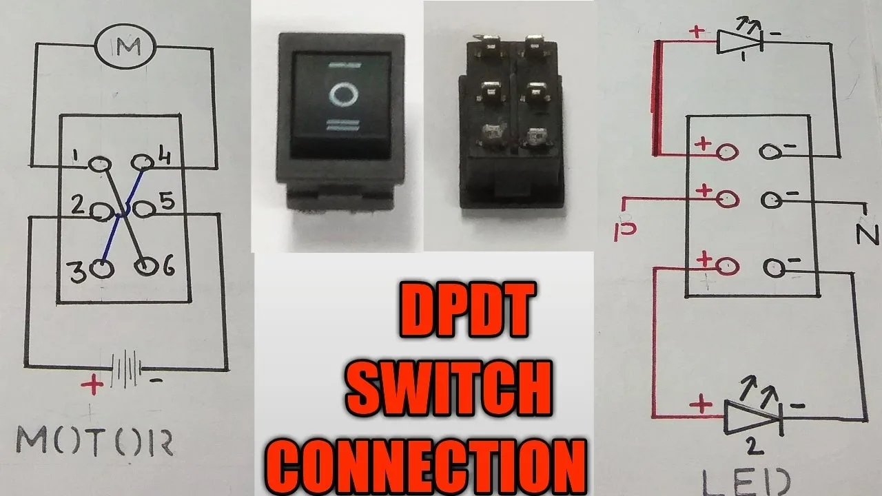 Dpdt On Off On Switch Wiring Diagram For Pickups 6 Pin Dpdt
