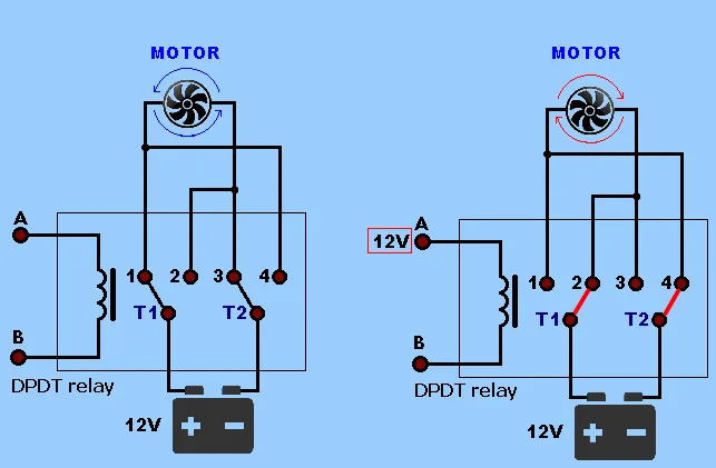 Dpdt Relay Wiring Electrical Miderton Dpdt Relay 8