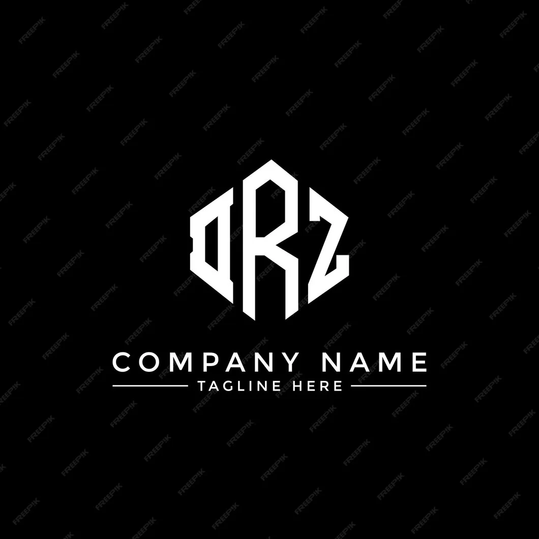 Дизайн Логотипа Drz С Буквой С Формой Многоугольника Drz Многоугольный И Кубический Дизайн
