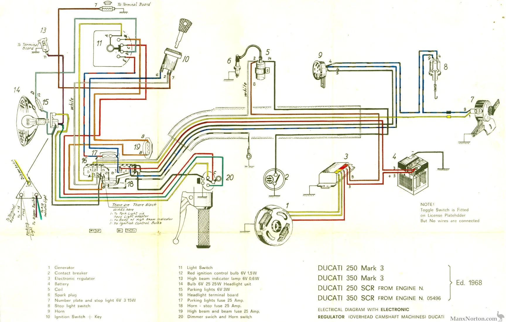 Ducati Wiring Schematic Wiring Diagram