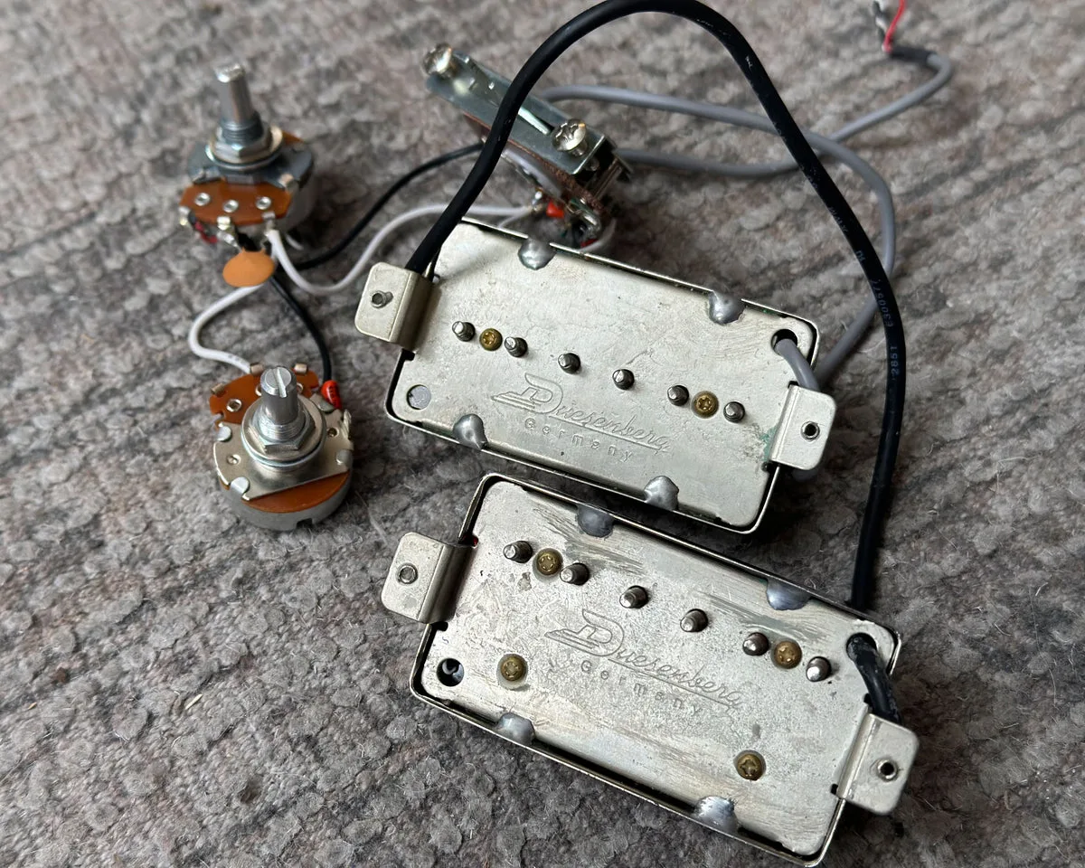 Duesenberg Starplayer Pickup Set With Wiring Found Sound