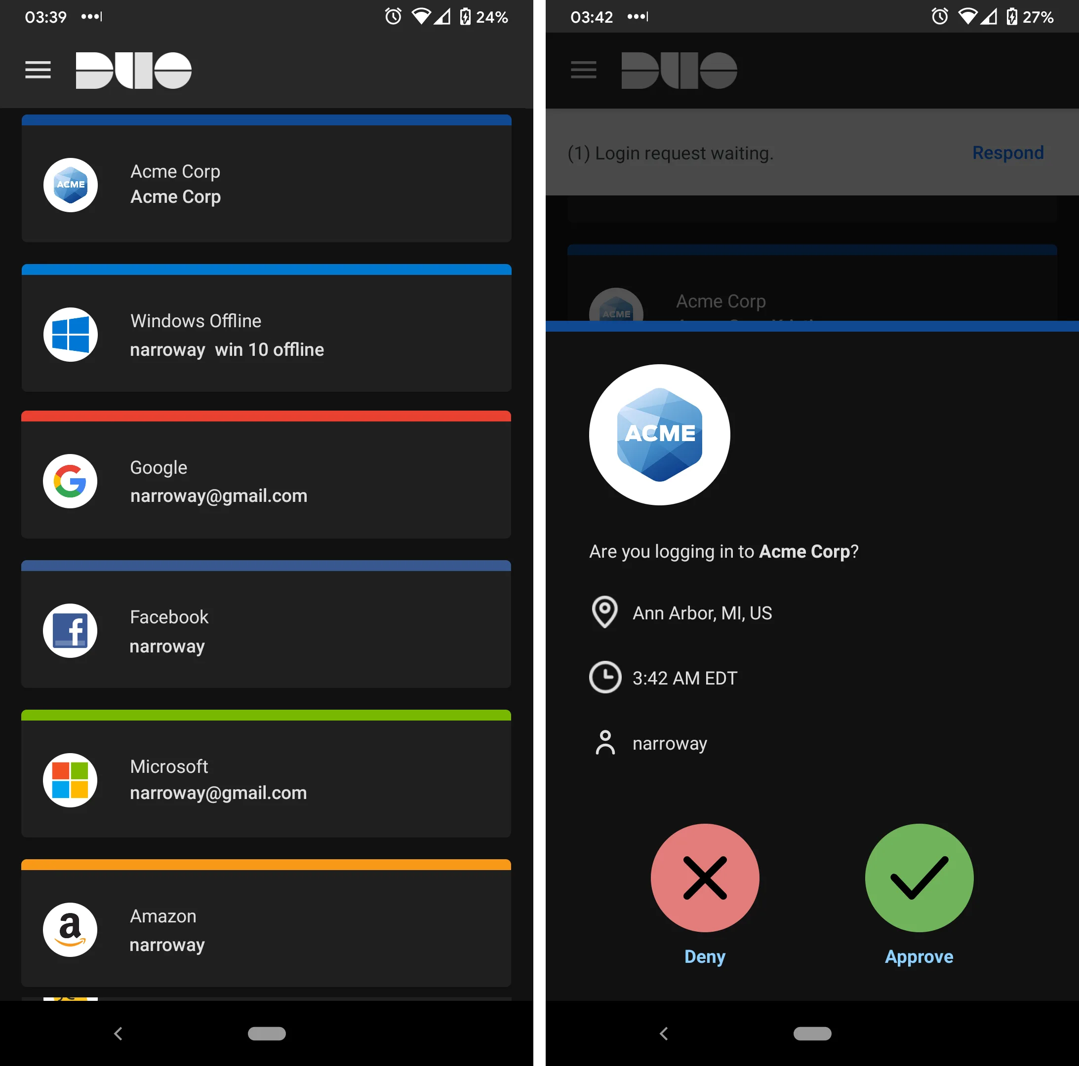 Duo Mobile On Android Guide To Two Factor Authentication Duo Security