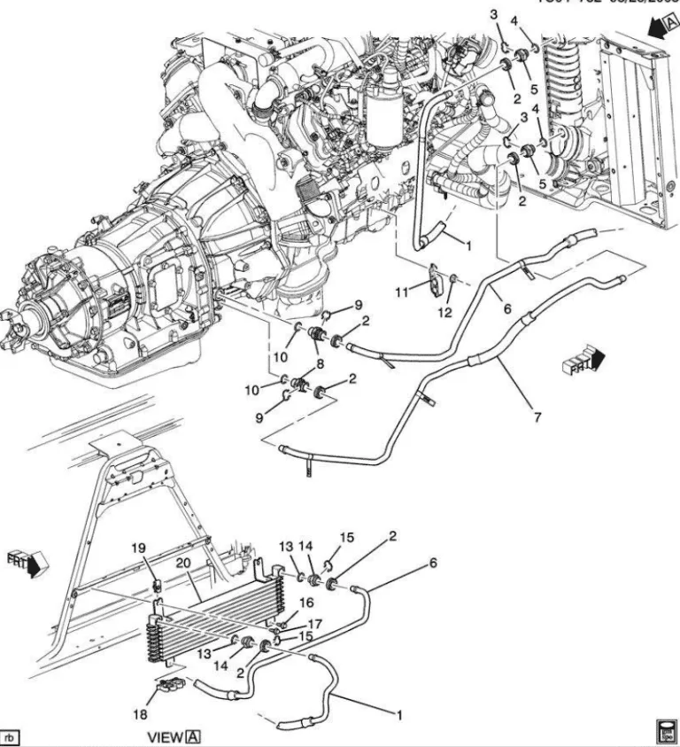 Duramax Transmission Cooler Line Diagram Transmission Cooler Guide
