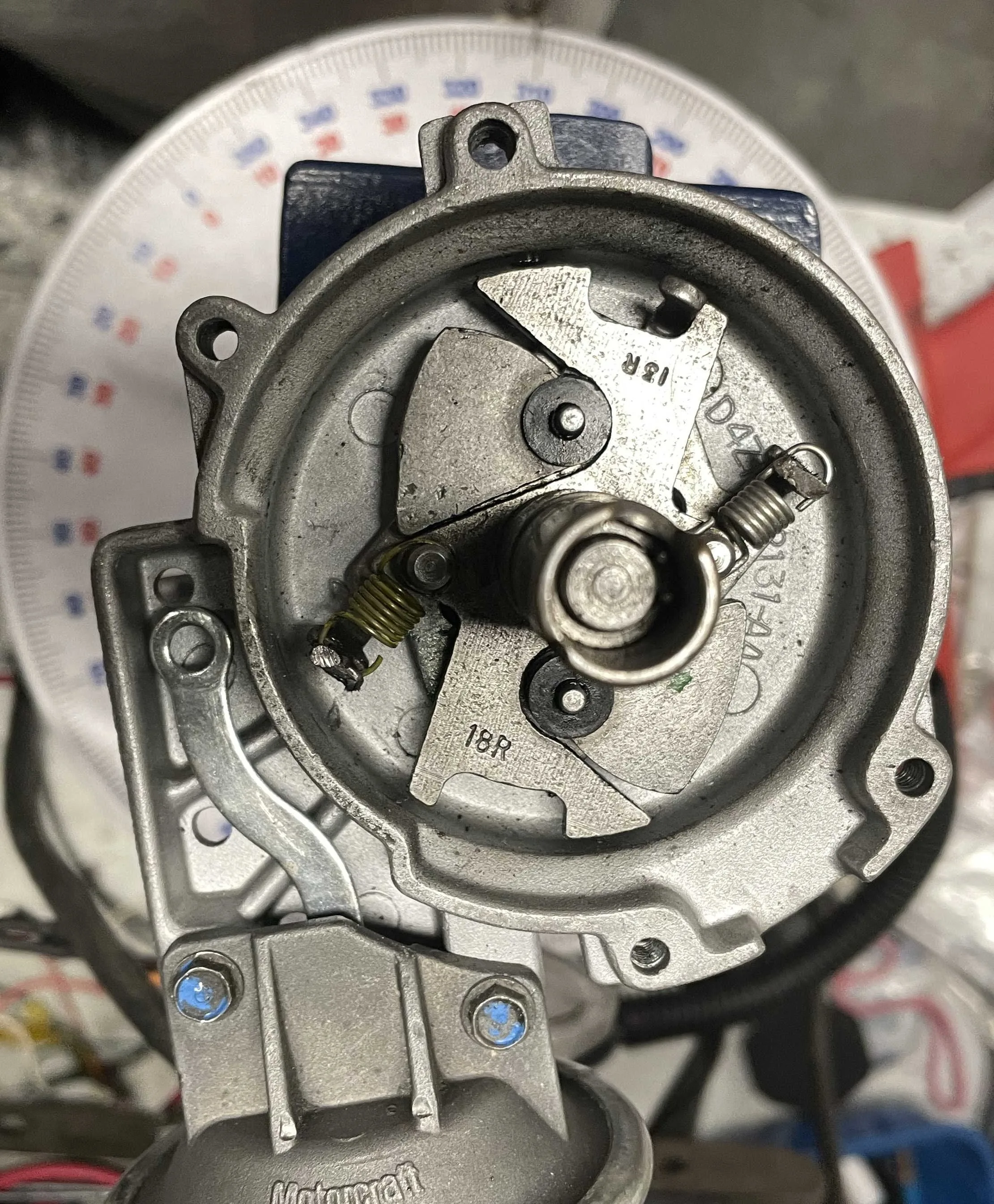 Duraspark Distributor Mechanical Advance Weights Vintage Mustang Forums