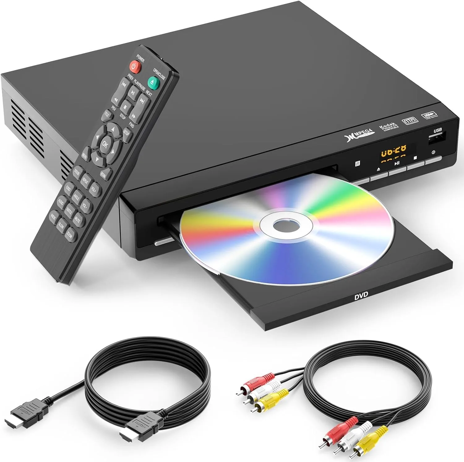Dvd Players For Tv With Hdmi Plays All Regions And Formats Cd Player For Home