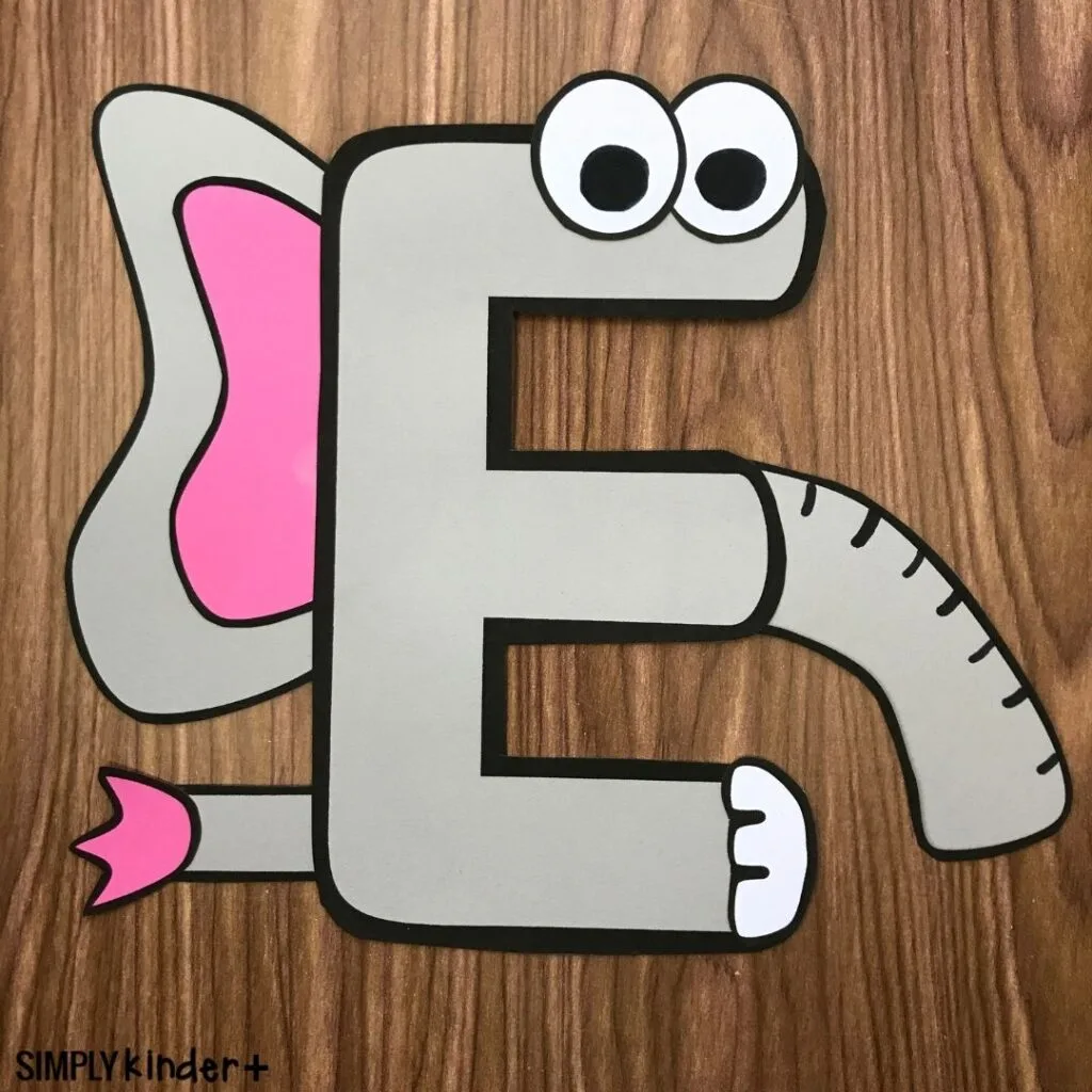 E Alphabet Letter
