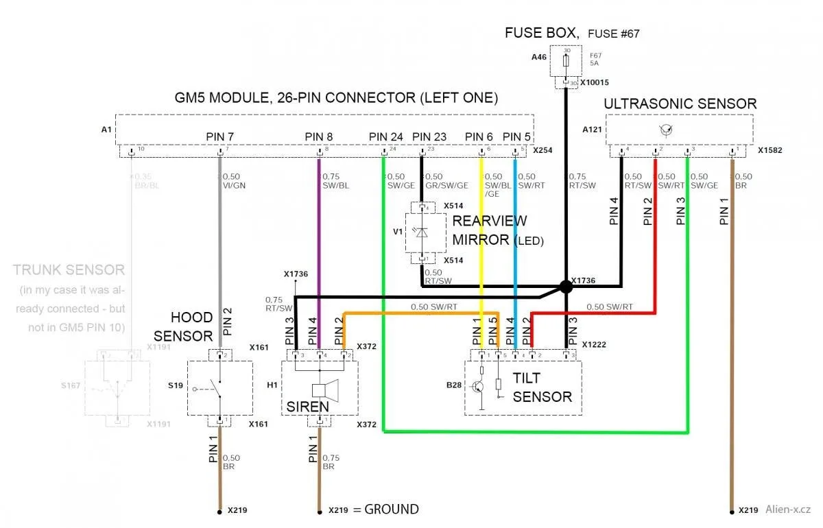 E46 Ambient Temperature Sensor Wiring