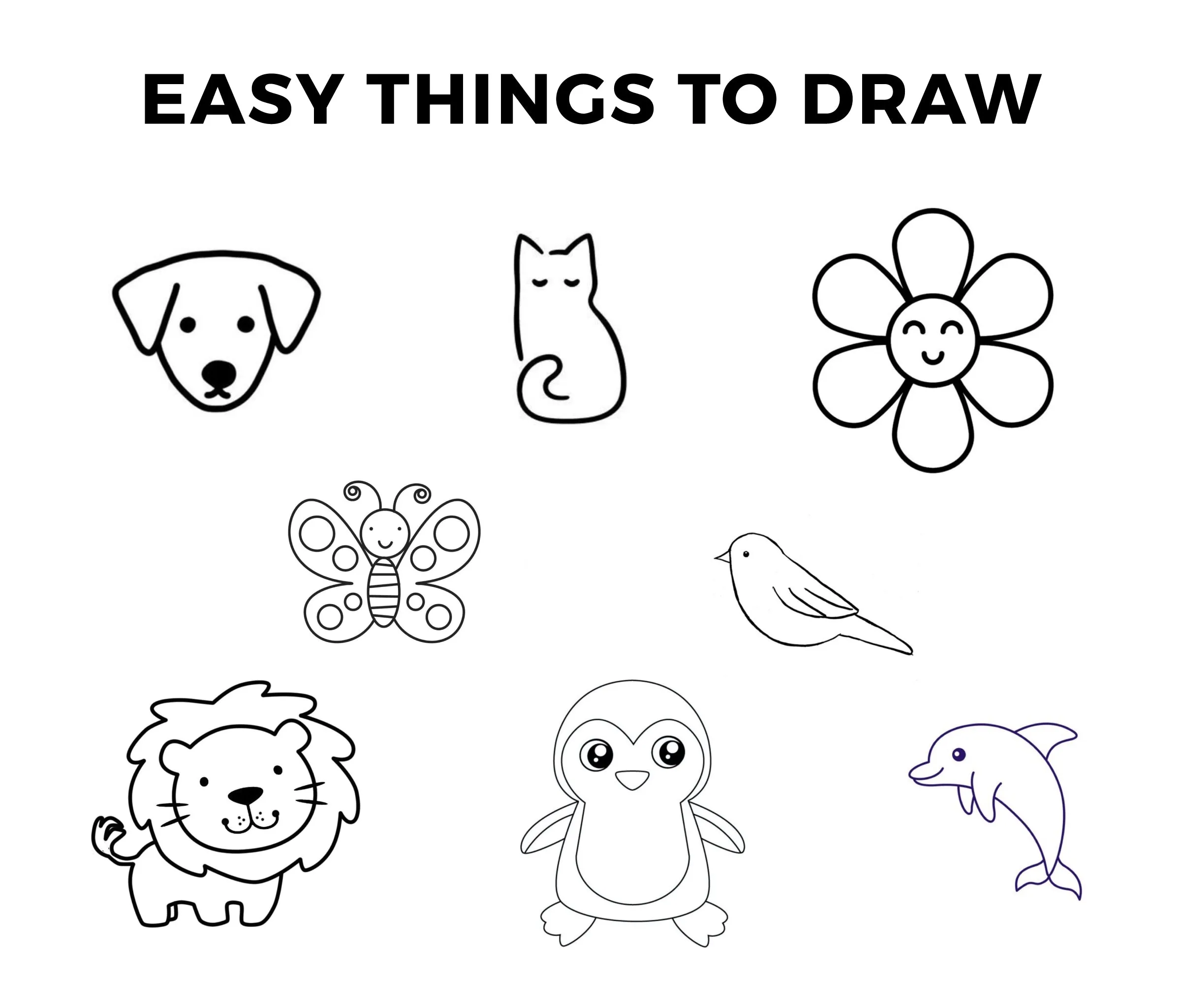 Easy Things To Draw Drawing Ideas When You Re Bored Creativebooster