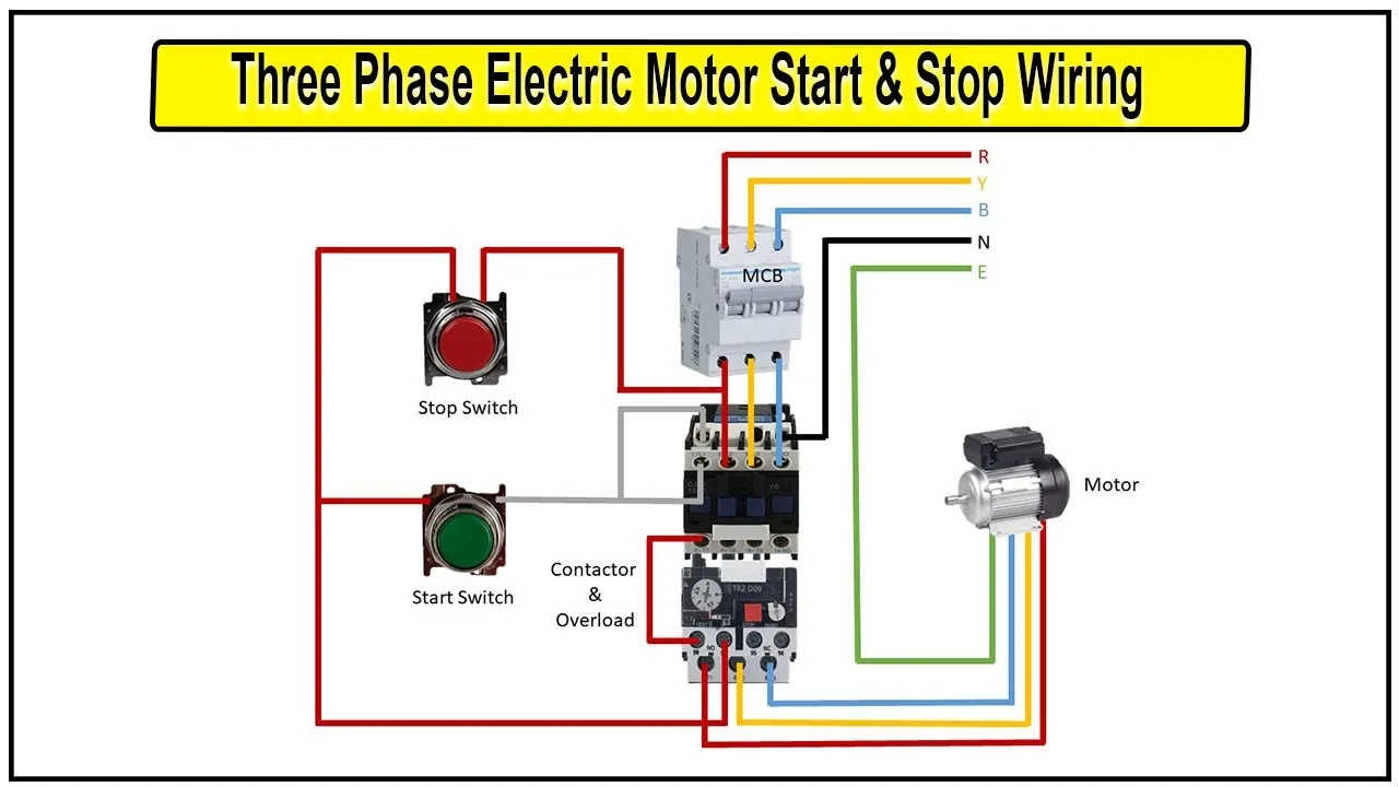 Eaton 3 Phase Motor Starter Wiring Diagram 3 Phase