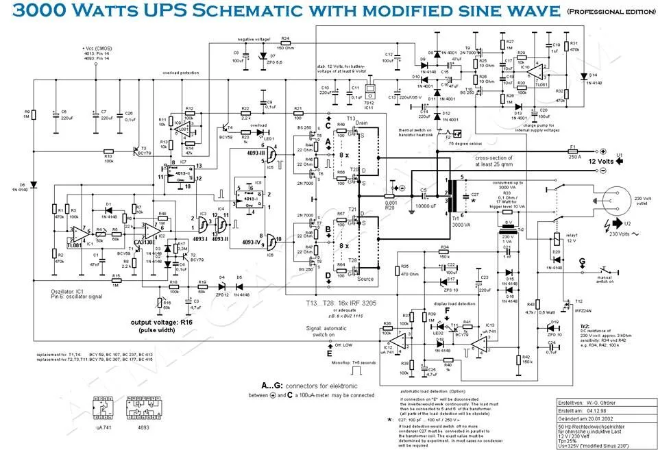 Eaton Ups Schematic Diagram Inverter Circuit 230V 12V 3000W