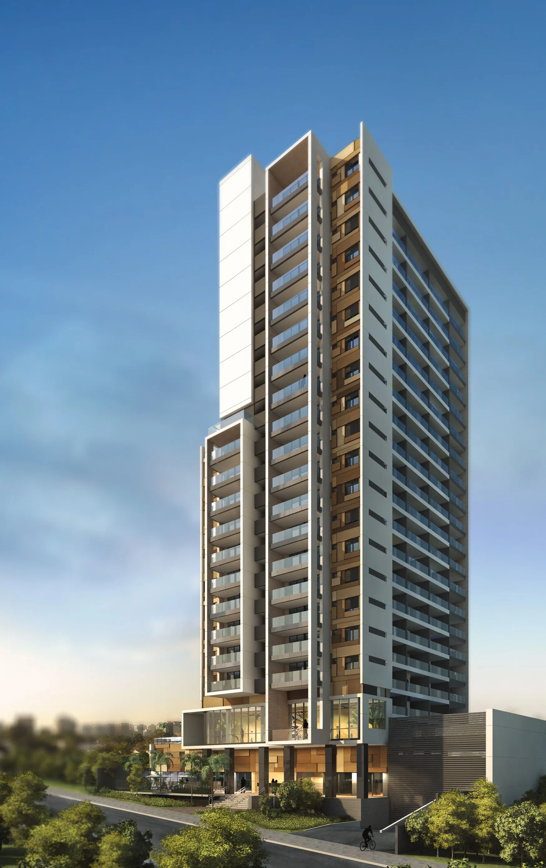 Edifício Residencial Em Desenvolvimento Residential Architecture Facades Condominium