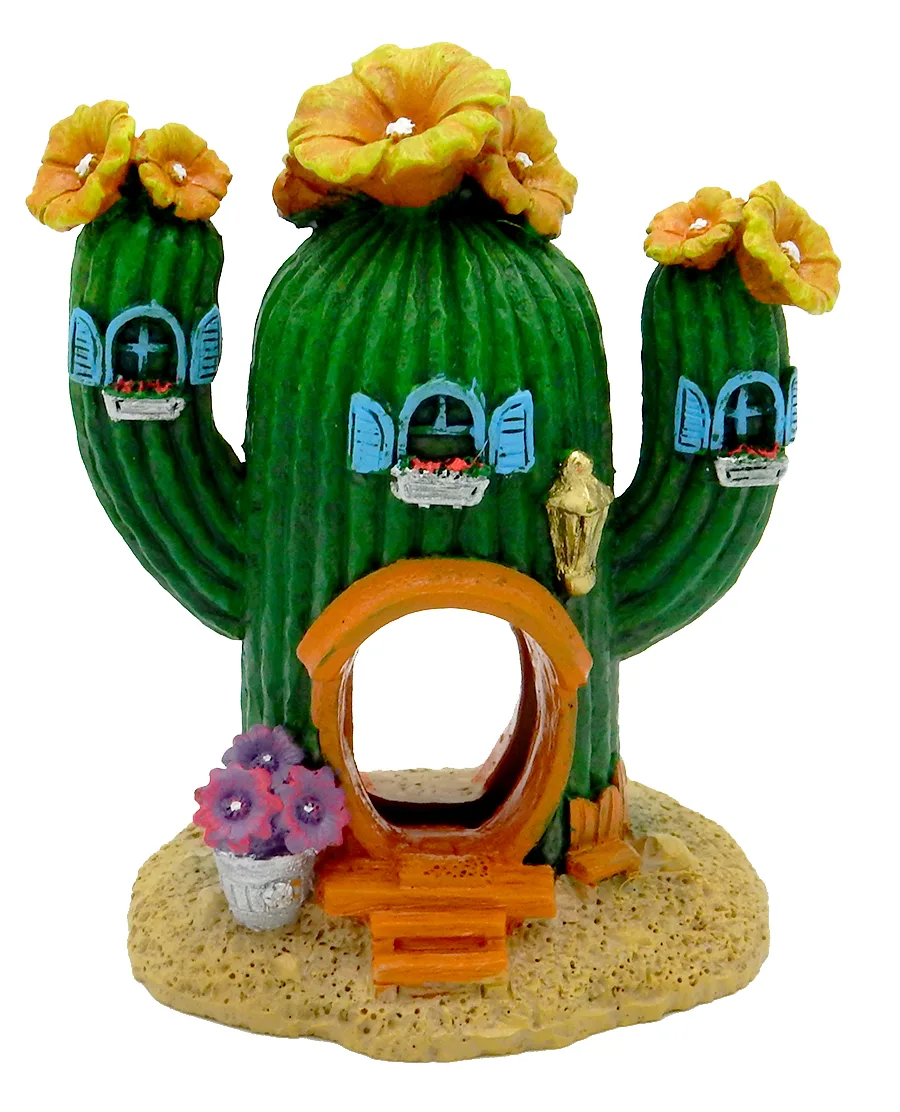 Ee 1982 Exotic Environments Cactus Hideaway Blue Ribbon Pet Products Inc