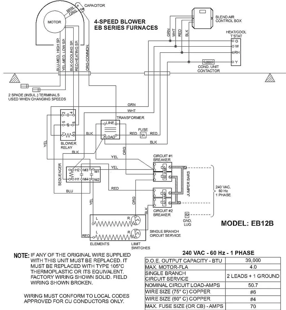 Electric Air Handler Wiring Diagram