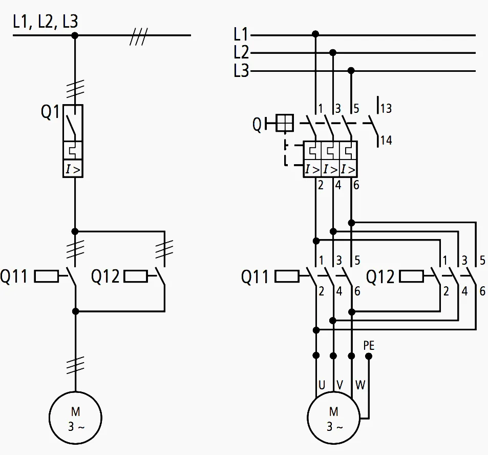 Electric Motor Schematic Diagram