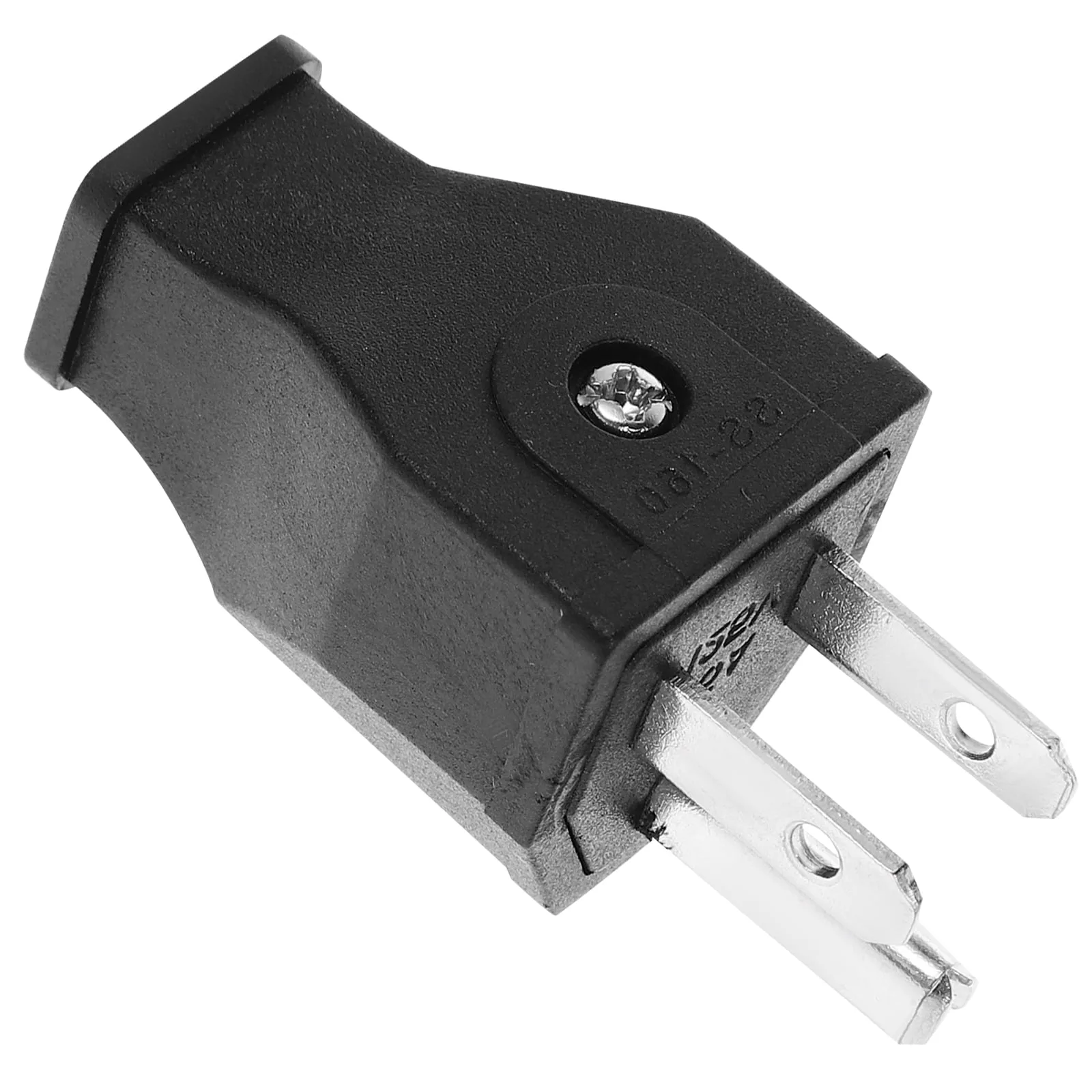 Electric Plug Male Plug End Replacement 15A 125V Rotatable Plug Us Plug